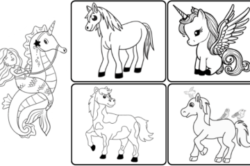 horse coloring pages for free