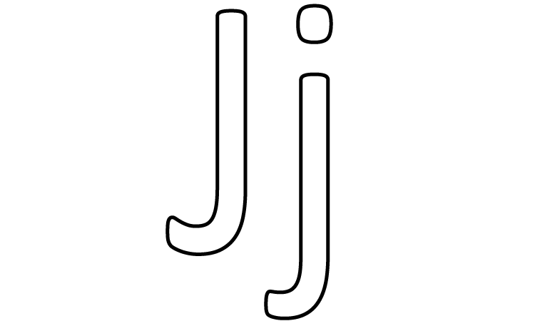 free printable letter j coloring pages