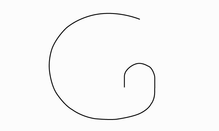 Draw a Bubble Letter G