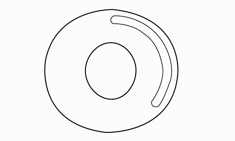 How to Draw a bubble letter o