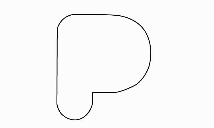 Bubble Letter P | How to Draw A Bubble Letter P - The Soft Roots