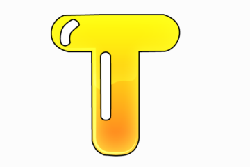 Bubble Letter T - Draw Your Own Bubble T In 5 Easy Steps