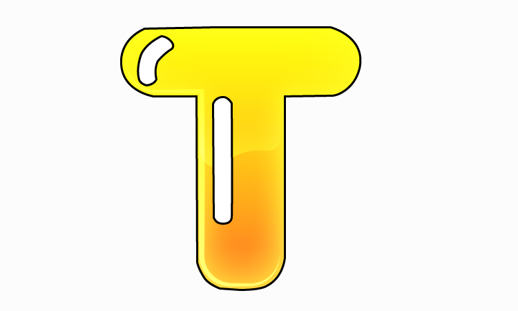 Bubble Letter T - Draw Your Own Bubble T In 5 Easy Steps