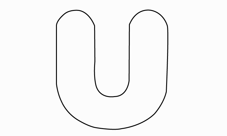 Bubble Letter U – How To Draw Your Own Bubble U