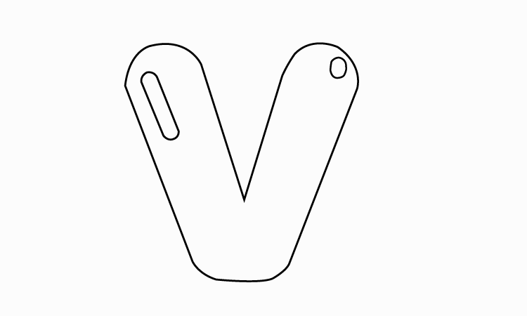 Bubble Letter V: Draw Your Own Bubble V In 5 Easy Steps