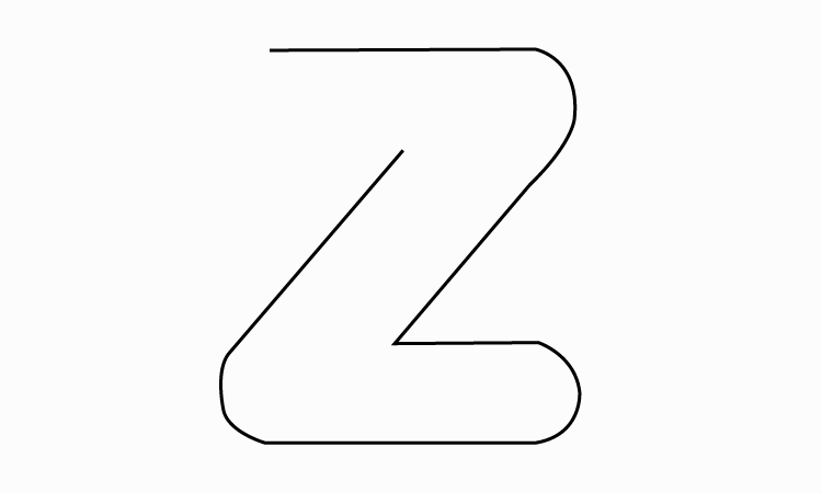 Bubble Letter Z