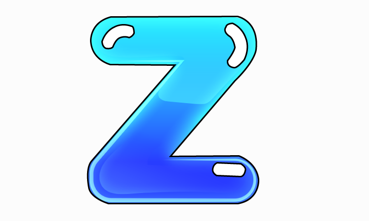 Bubble Letter Z: Draw Your Own Bubble Z In 5 Easy Steps